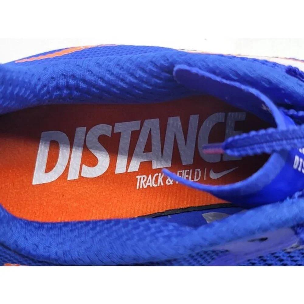Nike Zoom Rival‎ Distance Mens 11 Blue Track Field Shoes Spikes DC8725-401 NWOB